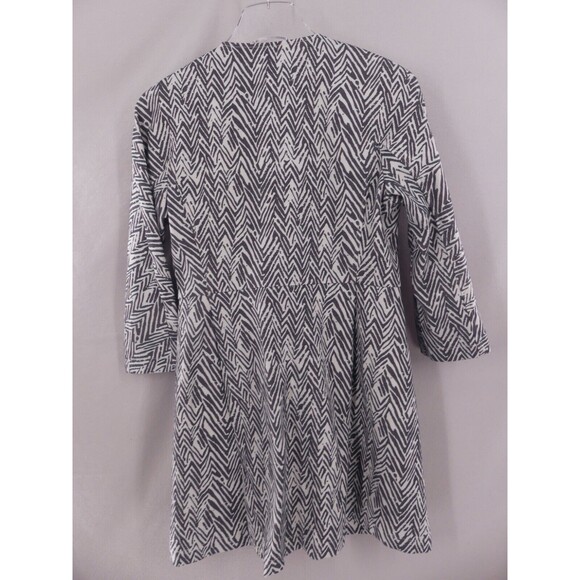 Cabi XS Jacket Zig Zag Ponte Knit Stretch Button Blazer Style #3034 - Picture 2 of 9